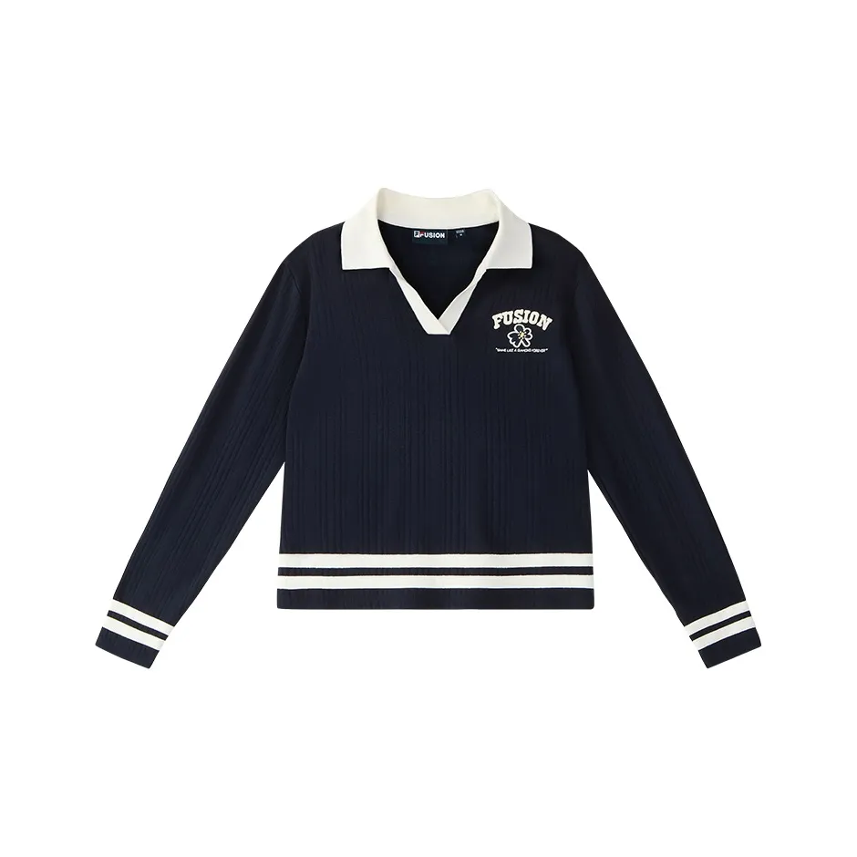 FILA FUSION Поло Женское Темный Abyss Синий