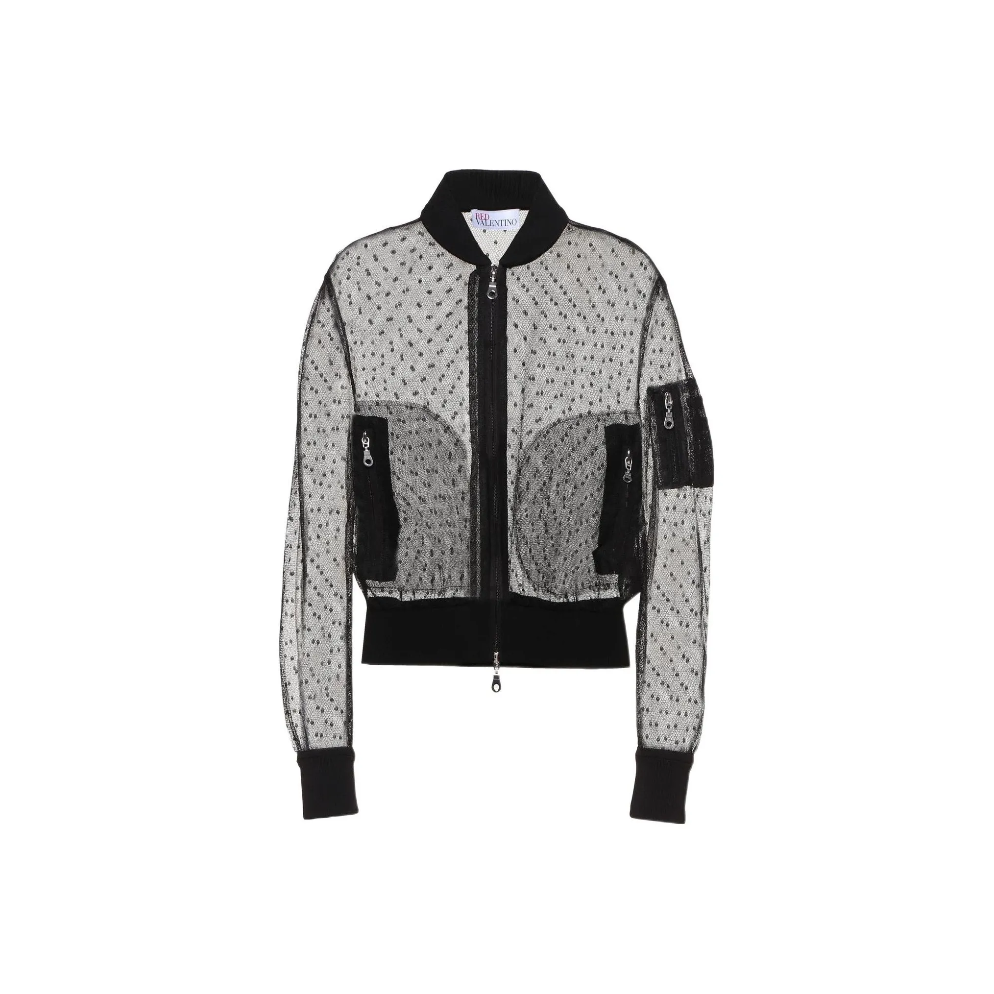 RED VALENTINO Черные Женские Куртки