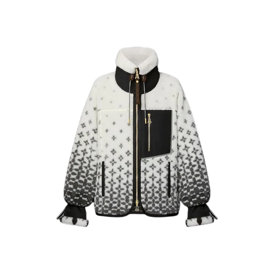 Lv Ombré Monogram Fleece Jacket