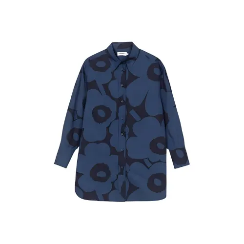 MARIMEKKO Синие Женские Рубашки