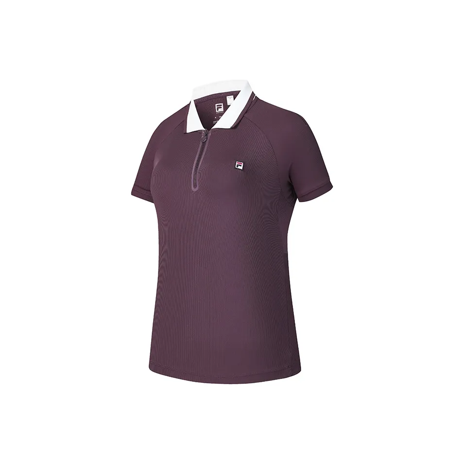 FILA Polo Shirt Women's Dark Coffee Brown