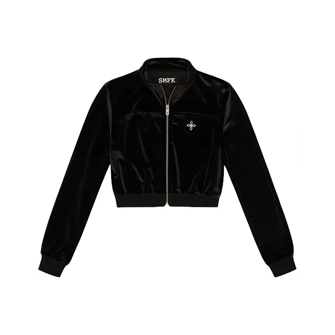 SMFK Jackets Women's Black Velvet