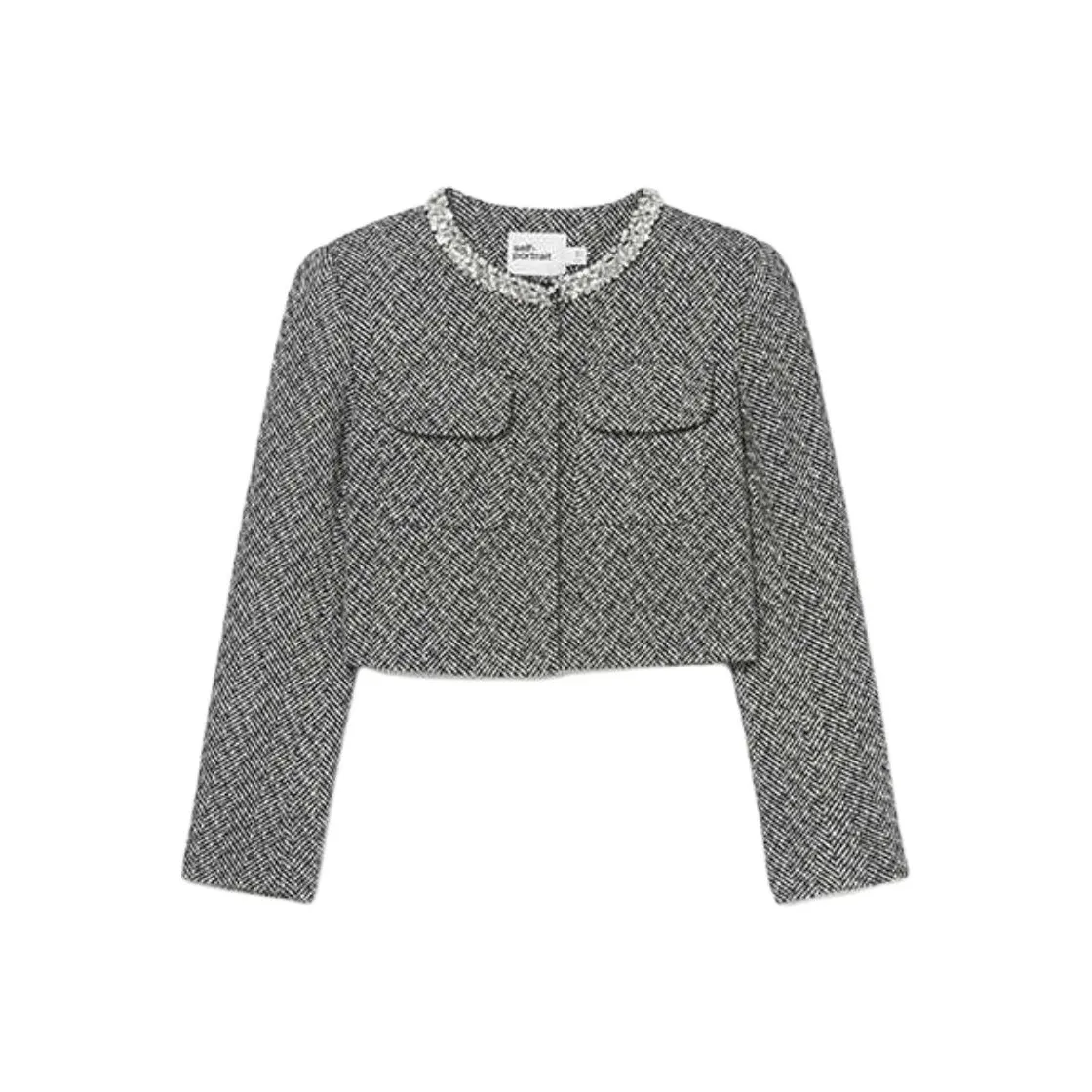 Self portrait Herringbone Jacket