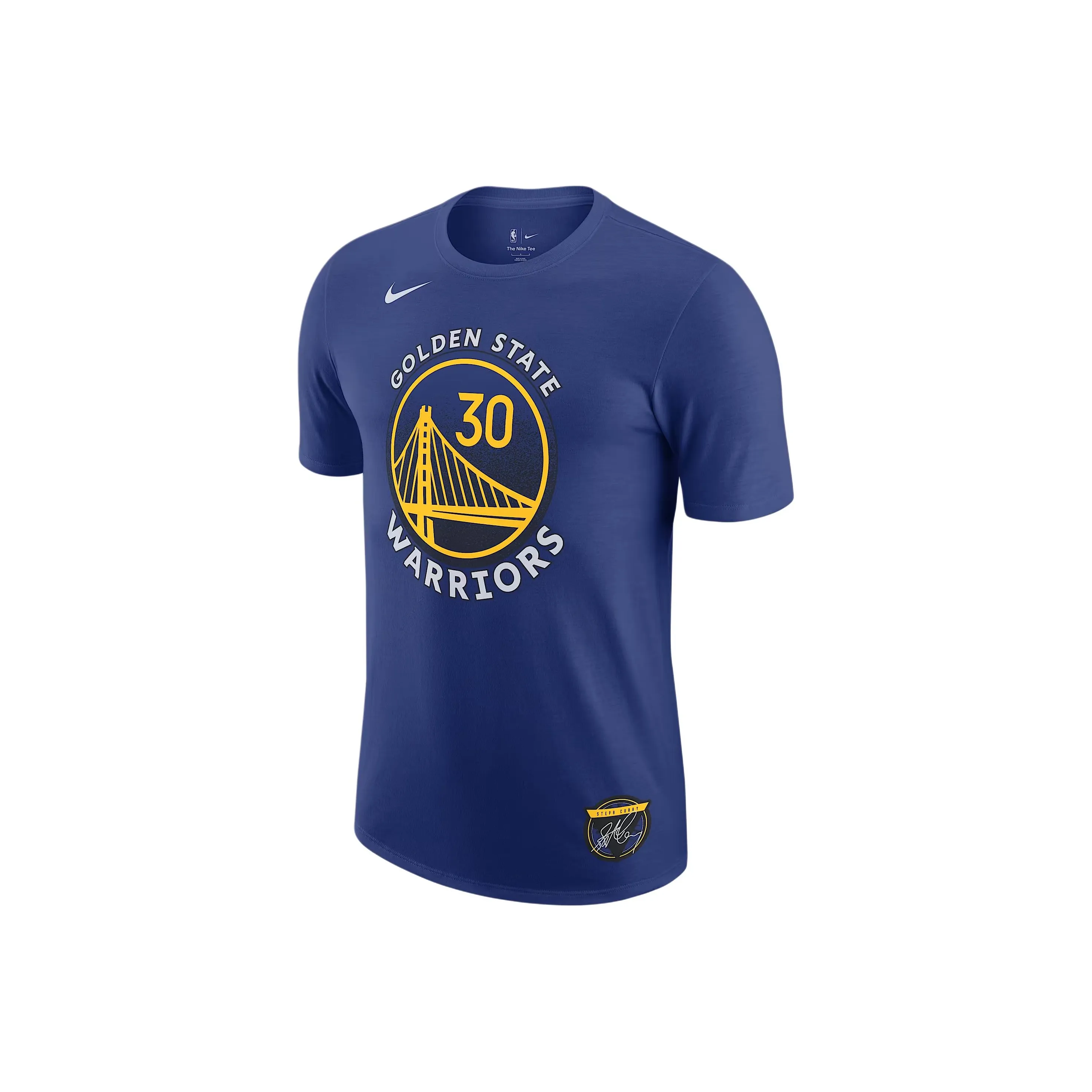 Nike x NBA Golden State Warriors T-Shirt Мужской LASH Синий