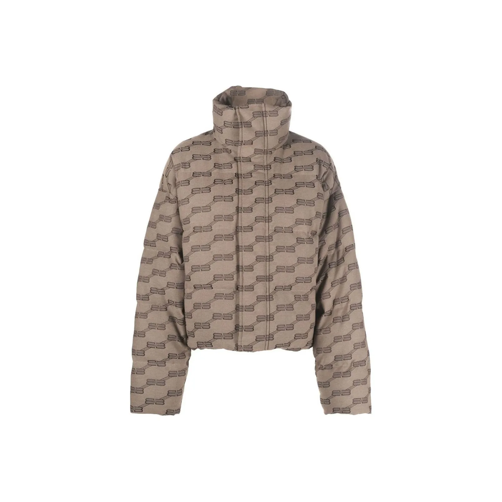 Balenciaga Monogram Puffer Jacket 'Beige/Brown'