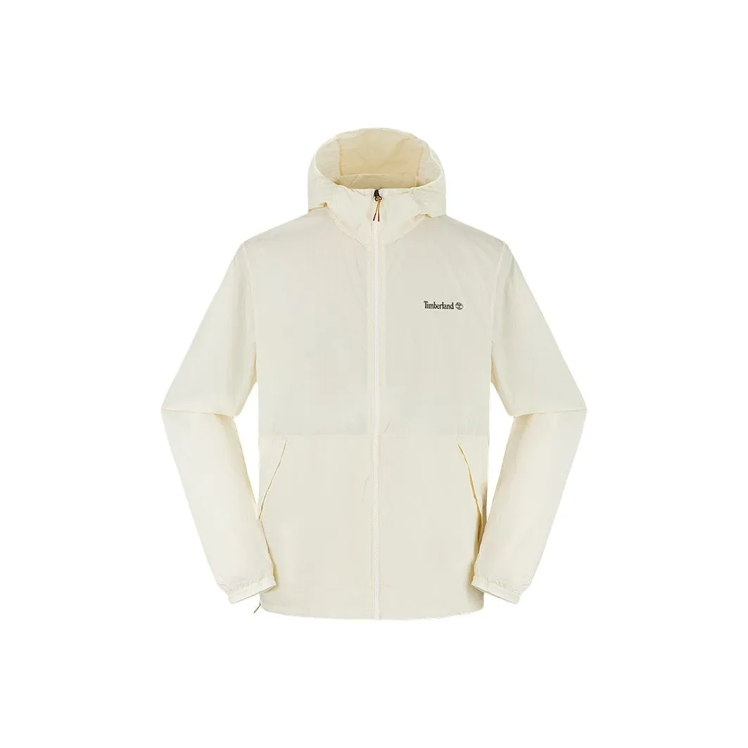 Timberland SS25 Ветрозащитный защита от ультрафиолета охлаждающий защита от солнца одежда винтажный белый мужской