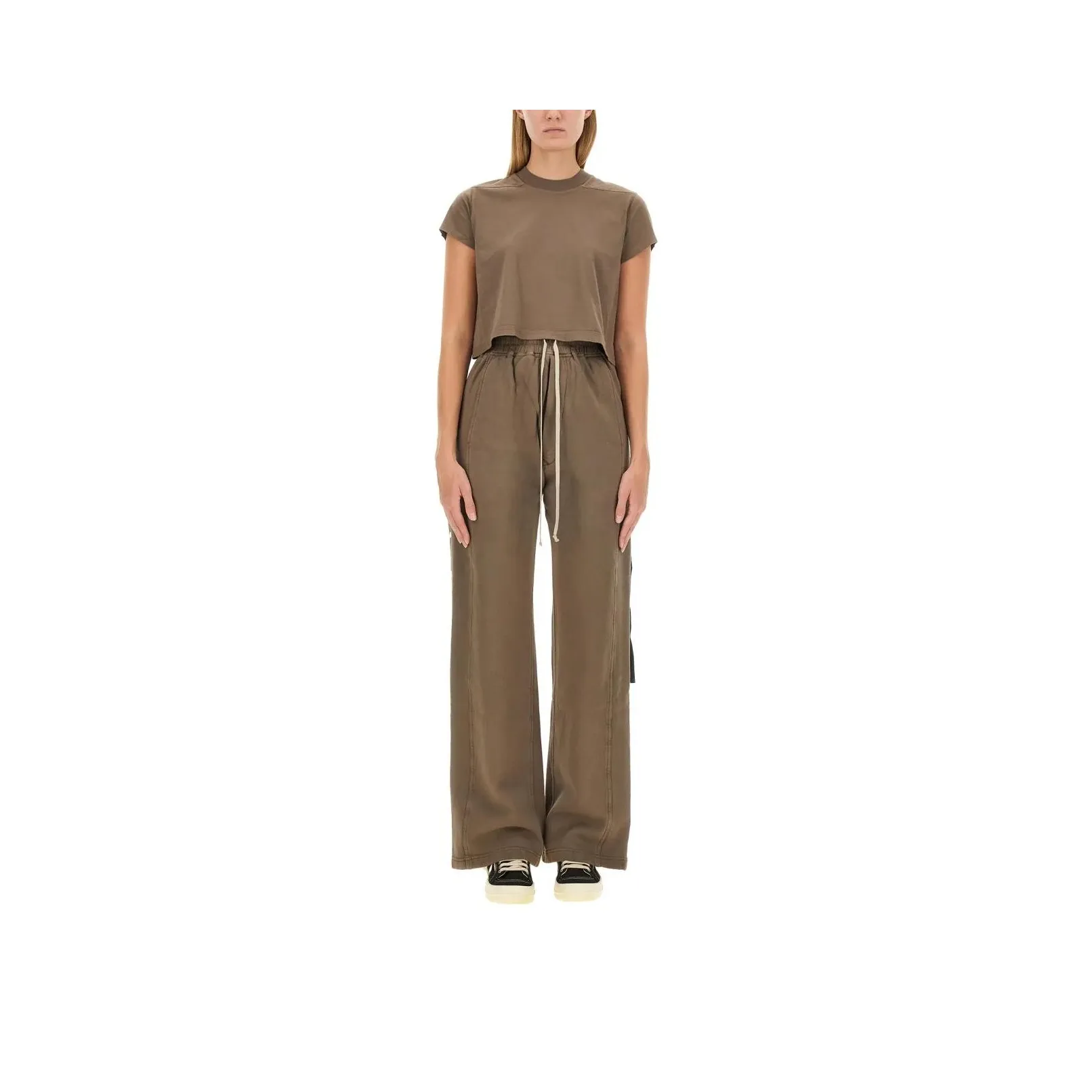 Ella L S Cropped Pullover Knit Mulher