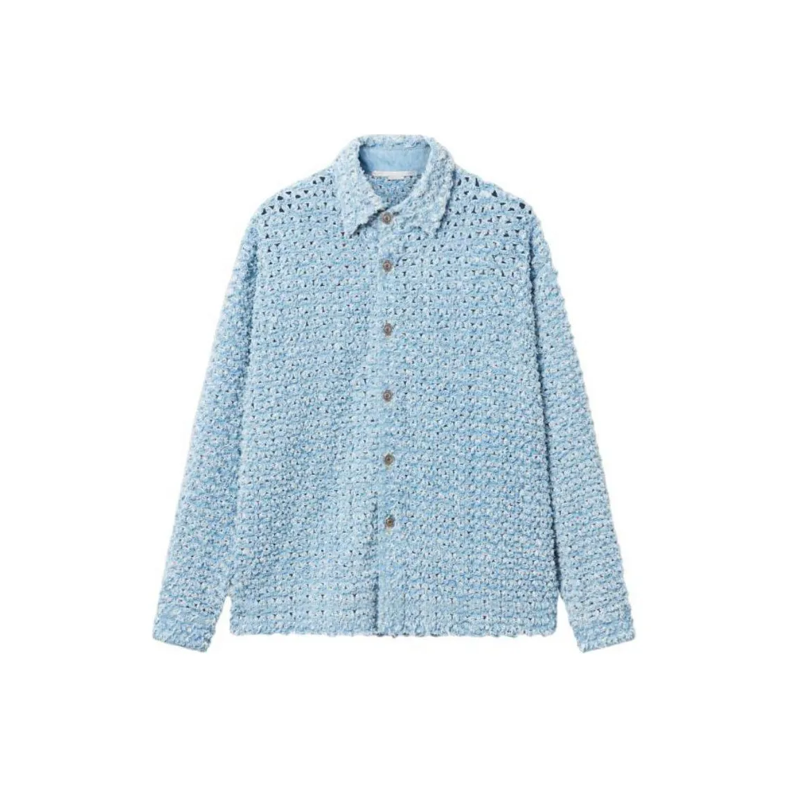 Stella McCartney Oversized Denim Bouclé Shirt