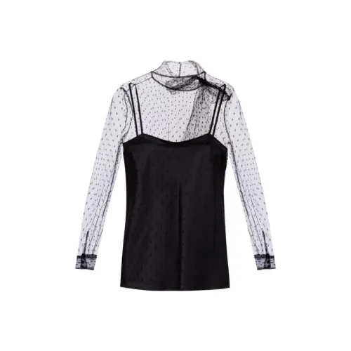 RED VALENTINO Черные Женские Рубашки