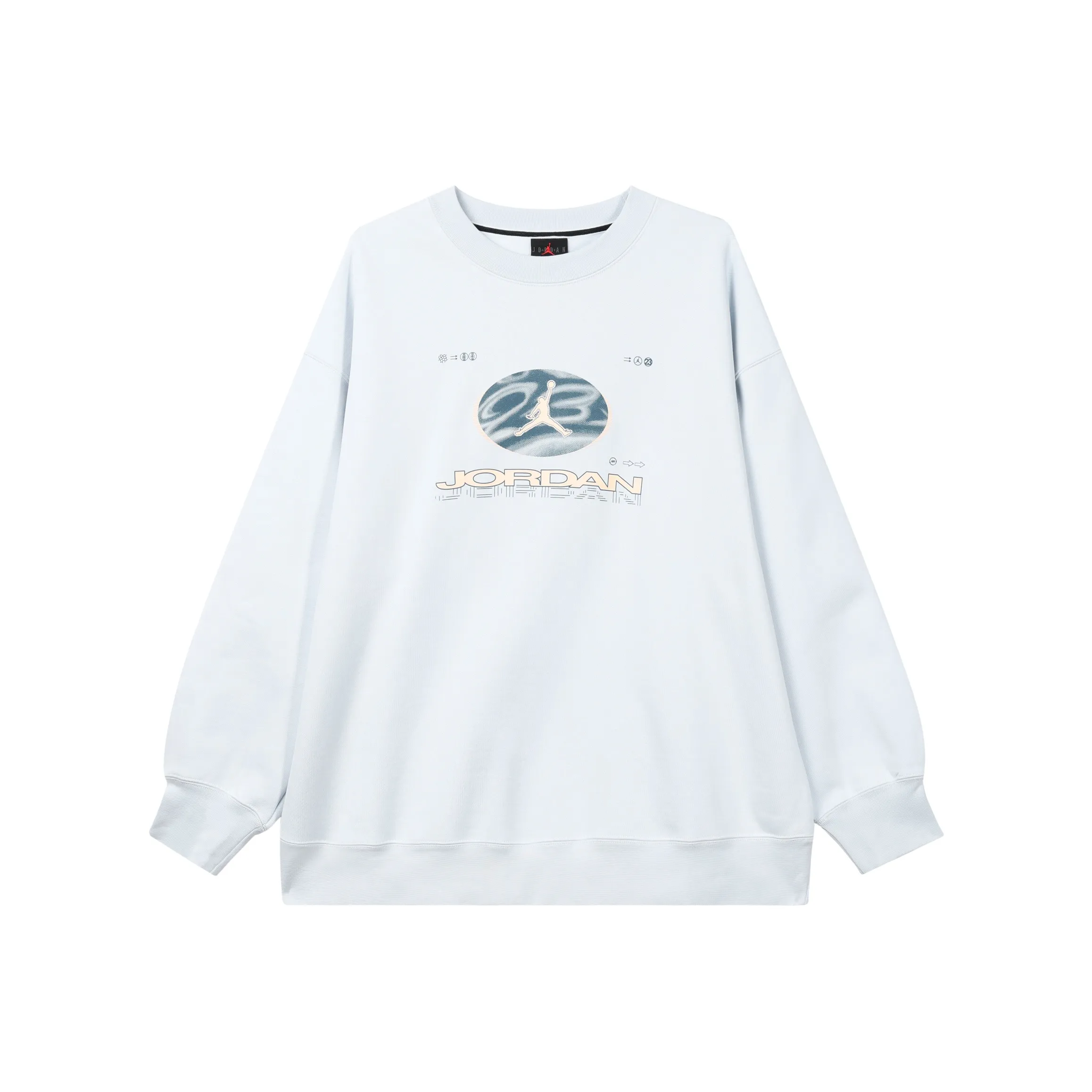 Джордан Fearless Фиолетовый Синий Женские Свитшоты