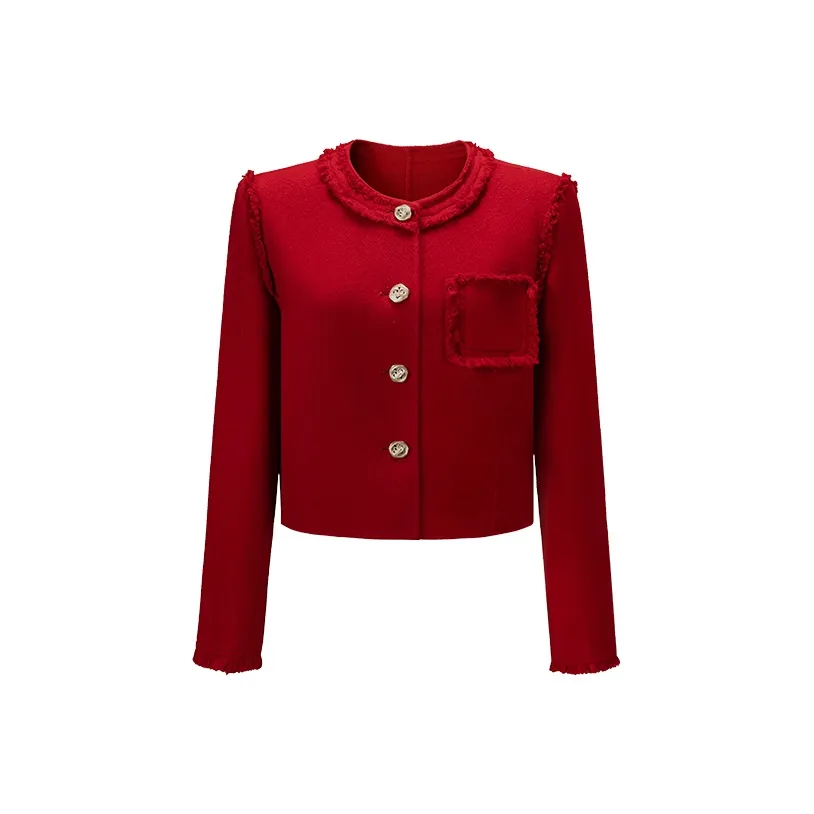 CHICHY CHICHY Size Sister Series Jackets Coats Women's Rusty Red
