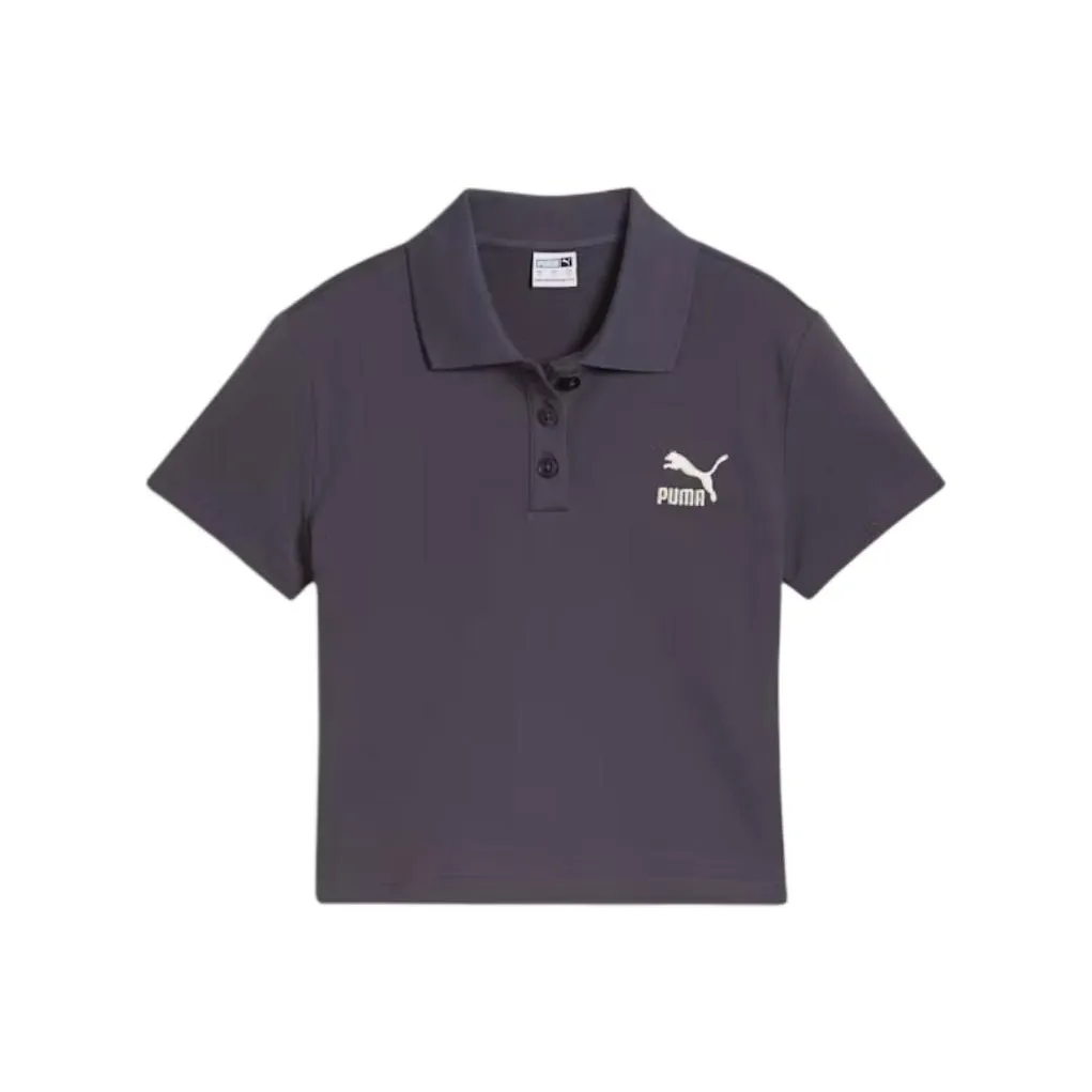 PUMA CLASSICS POLO BABY TEE Женские Поло Женские Черный