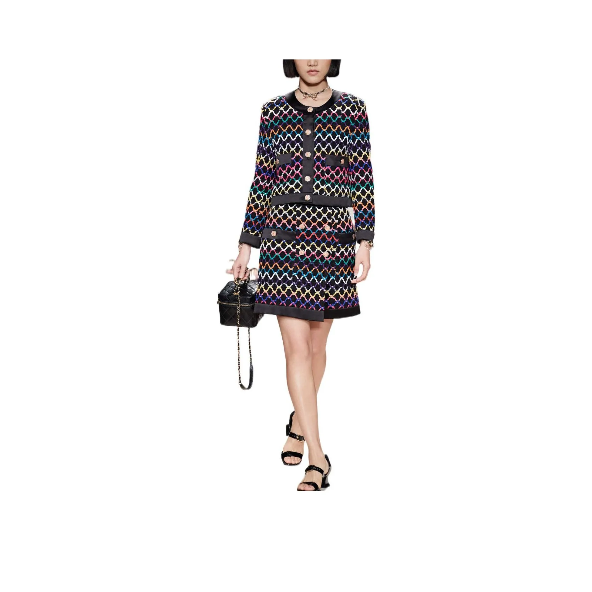CHANEL Jackets Women's Black