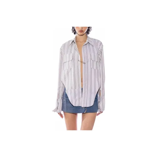 SAMI MIRO VINTAGE Белые Женские Рубашки