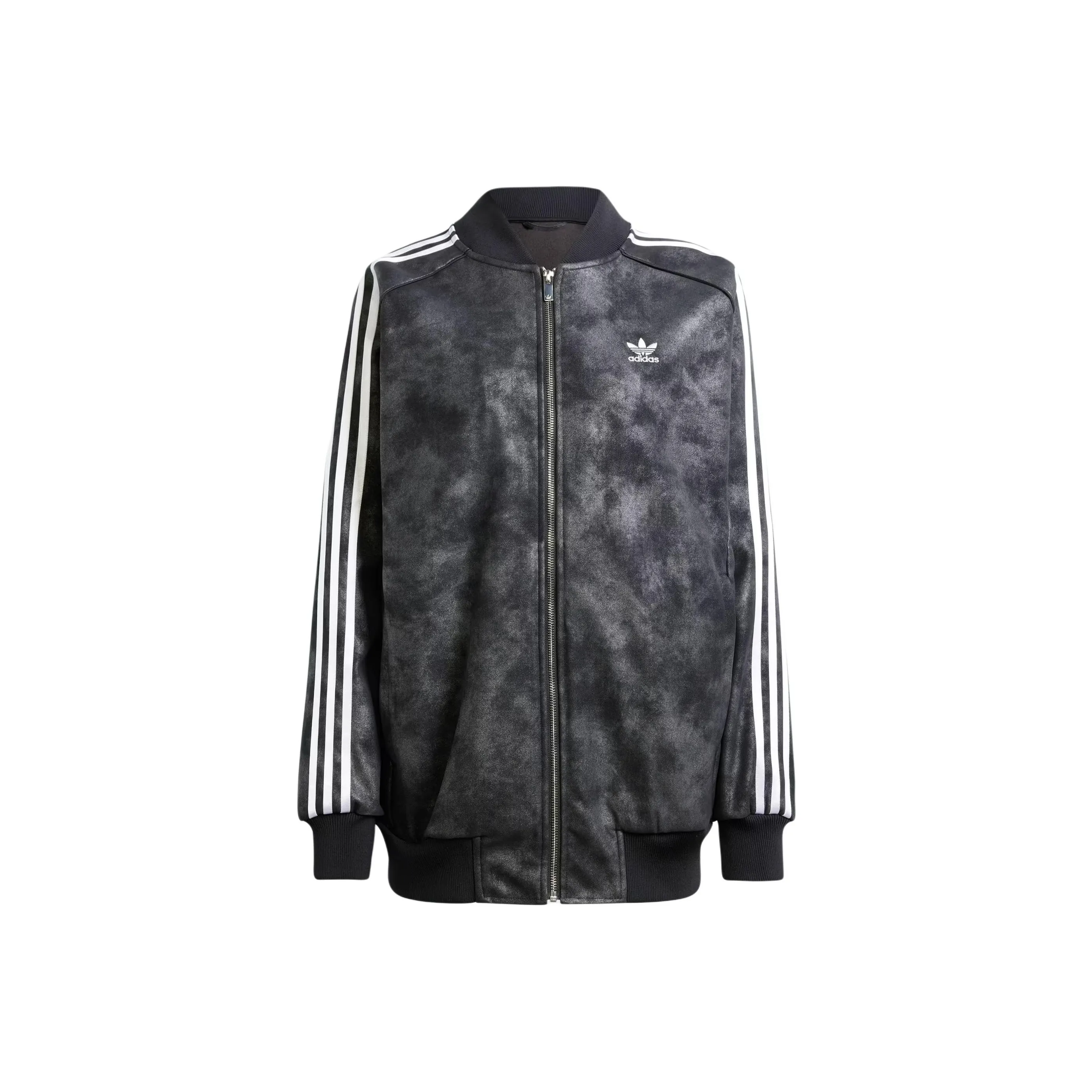 Adidas Originals Премиум SST Luxe TRACK TOP Куртки Пальто Женские Черный