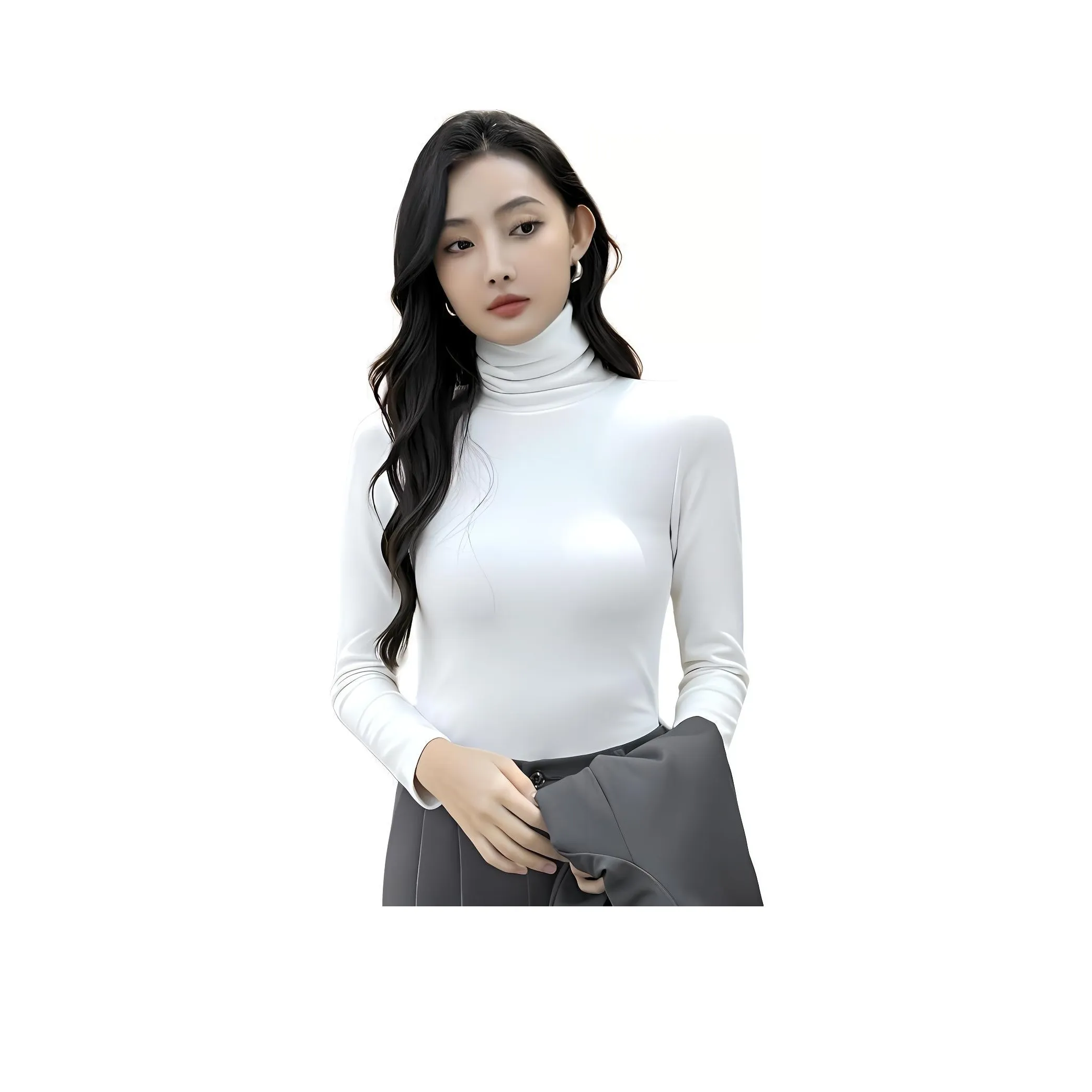 AWAO Длинный рукав Т-рубашка Женская