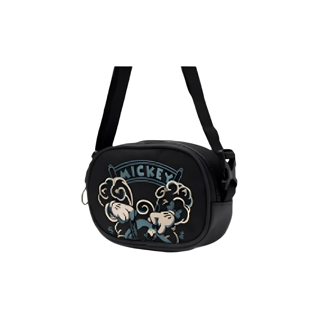 Подкладка Disney Коллаборация Коллекция Ткань Сумка через плечо Обычный Унисекс Черный