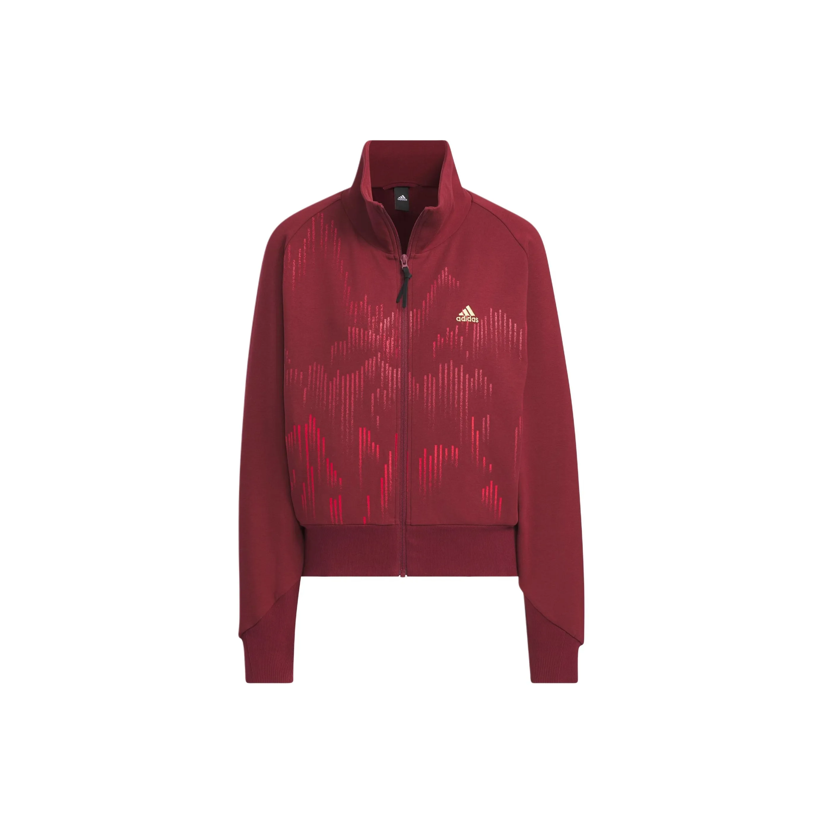 Adidas x YISHUJUJIANG LIANMINGKUAN Куртка Куртки Пальто Женские Темно-красный