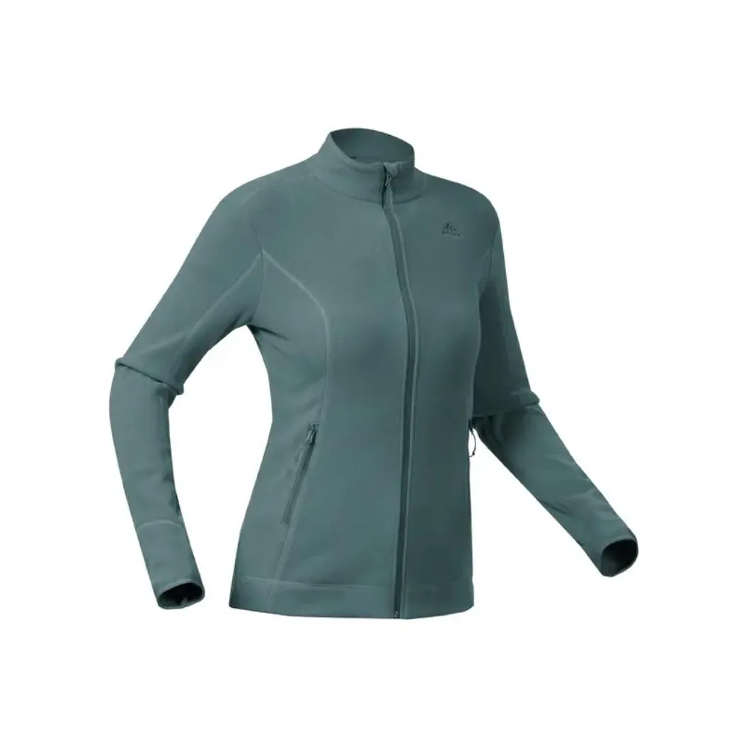 DECATHLON Флис Одежда Женская Ледяной Синий Зеленый