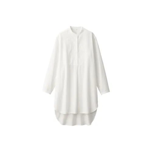 Muji LABO series Белые Женские Рубашки