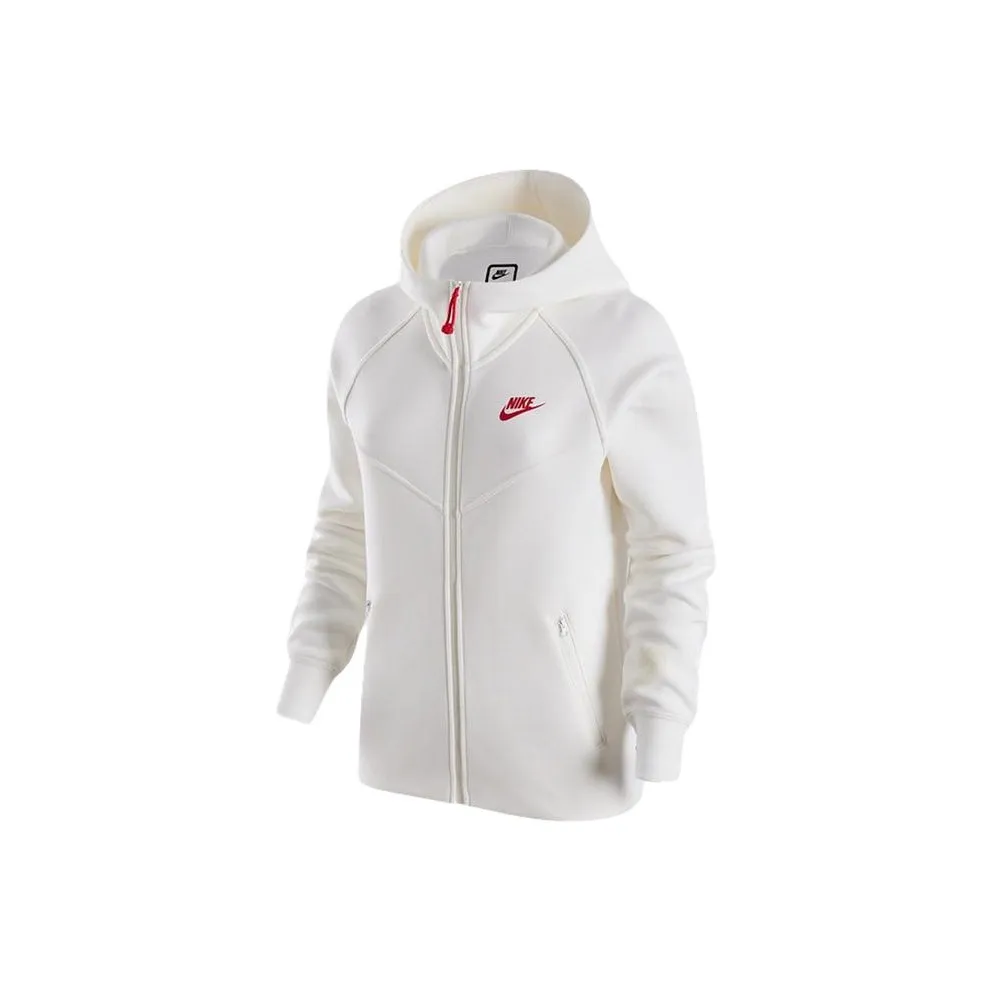 Nike Dragon New Year's Collection Куртки Пальто Женские Белые