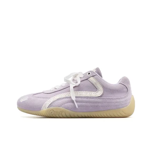 Cat&Sofa Кроссовки для скейтбординга Low Top Детские Фиолетовые Унисекс