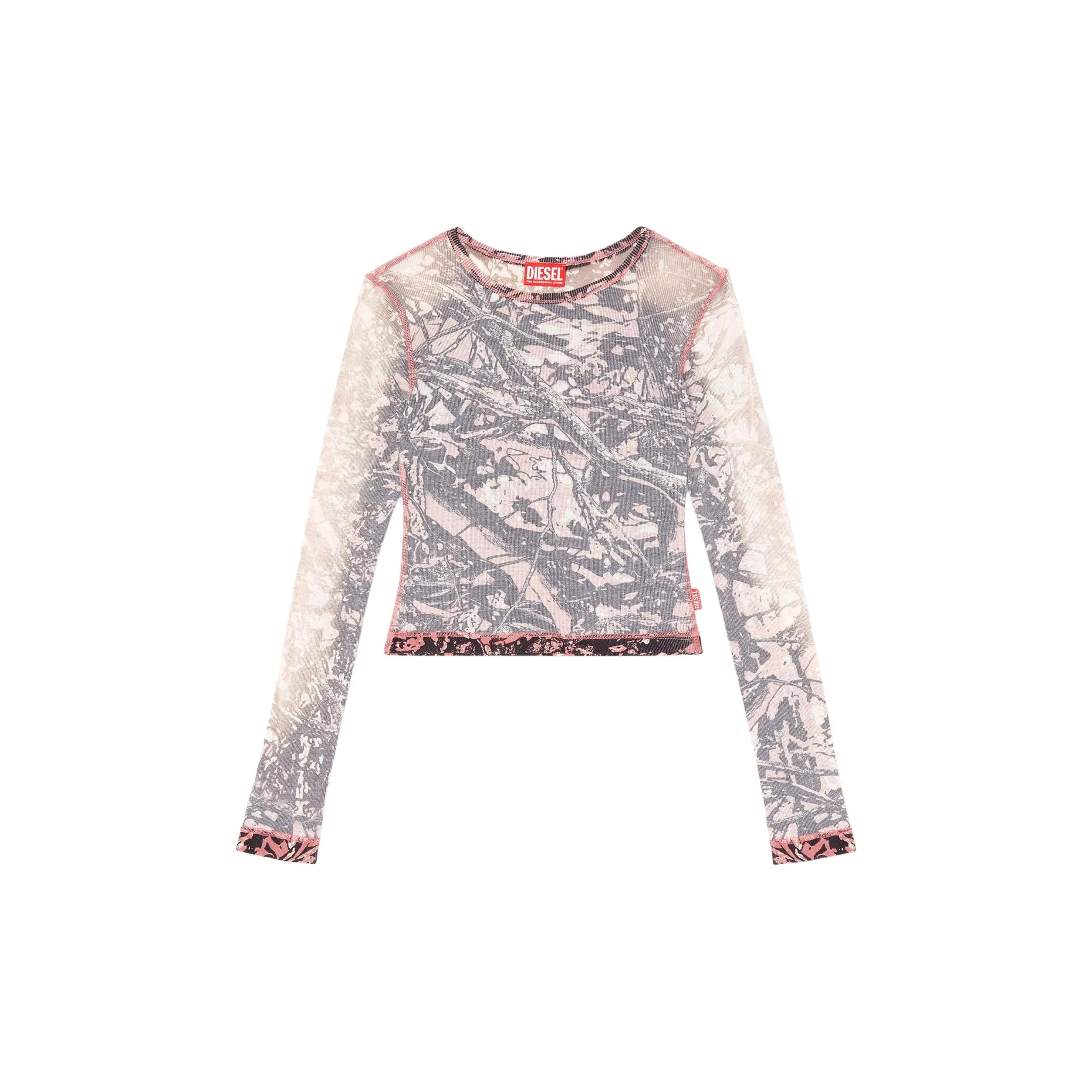 DIESEL SS25 Стандартная T-рубашка Женская Многоцветная