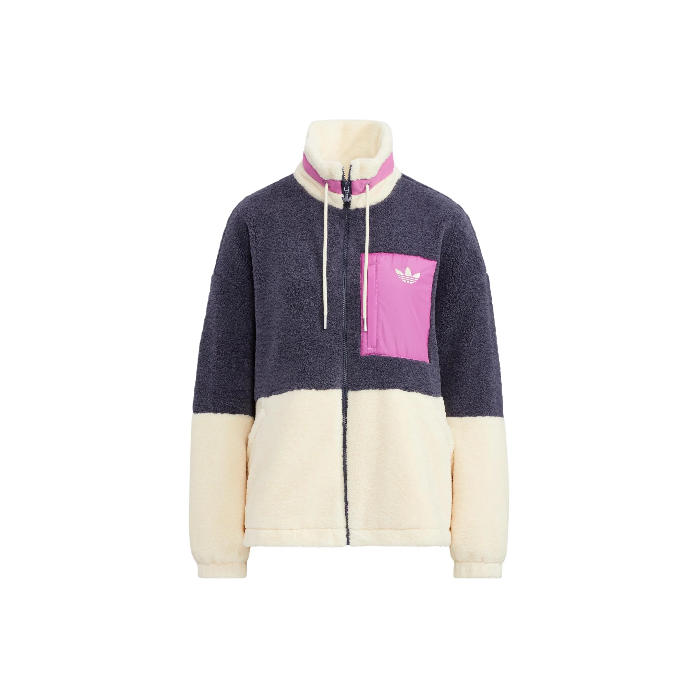 Adidas Originals Short Sherpa Jacket Women's Multicolor