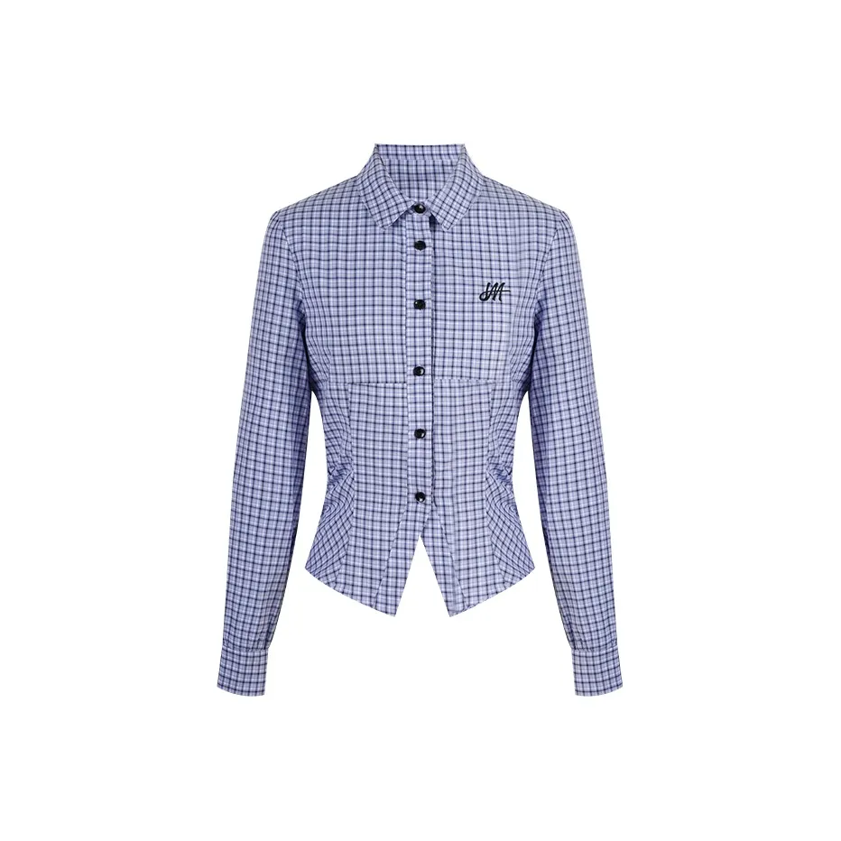 Mrs. Беллфлауэр Рубашка Женская Клетка