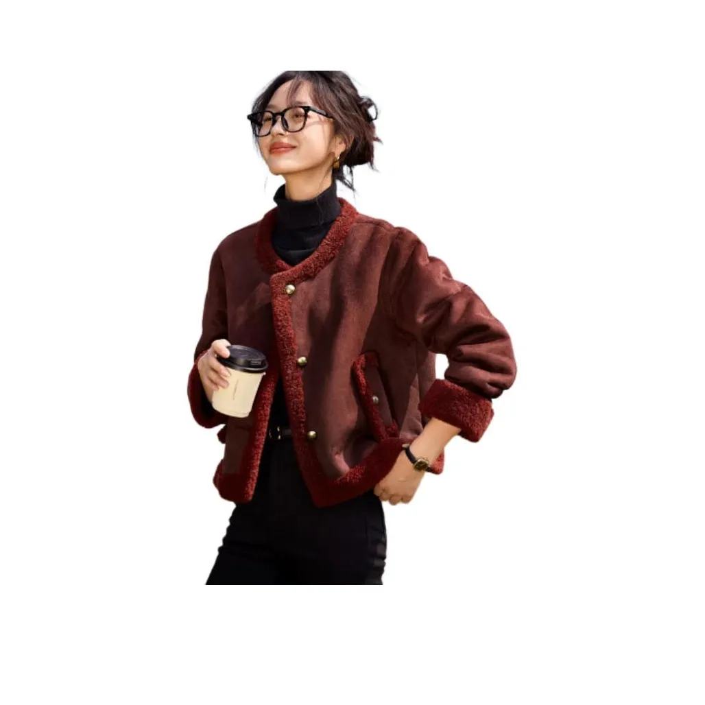 Electric Orange Chevron Spray Jacket Love Coats Women's Ancora Red
