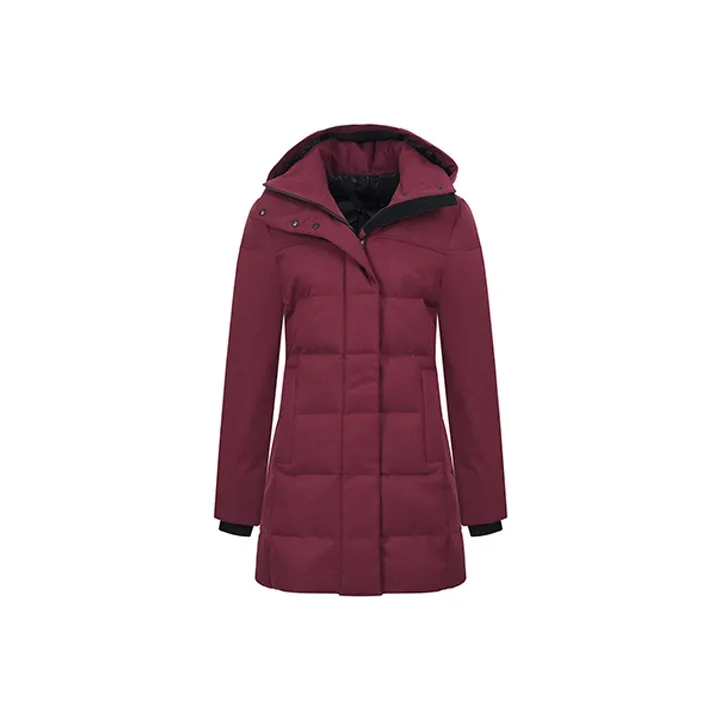 Canada Goose Down Jacket Women's Burgundy
