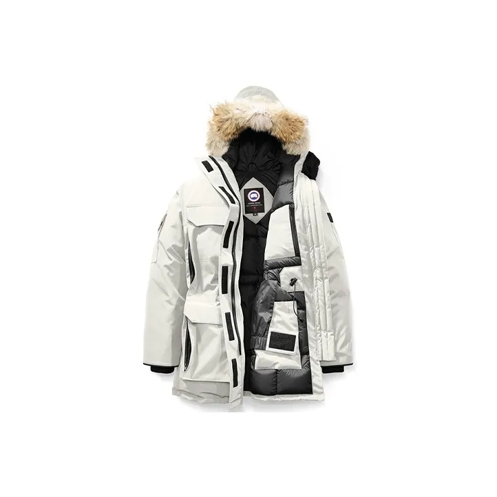 Canada Goose Women's Expedition Heritage Parka Jacket Classic Fit North Star White