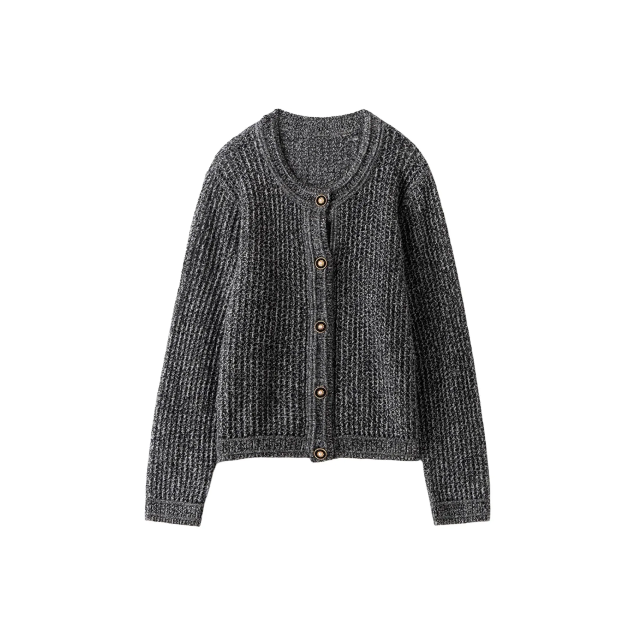 SNOWFORTE Кашемир Свитер Женский Звездный Серый