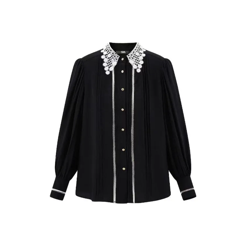 Karl Lagerfeld Рубашка Женская Черная