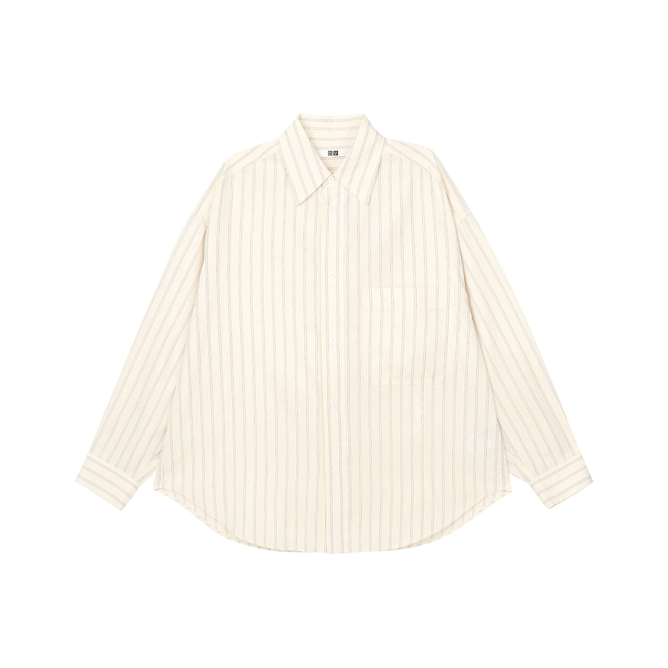 UNIQLO FW23 U Series Рубашка Женская Светлый Бежевый