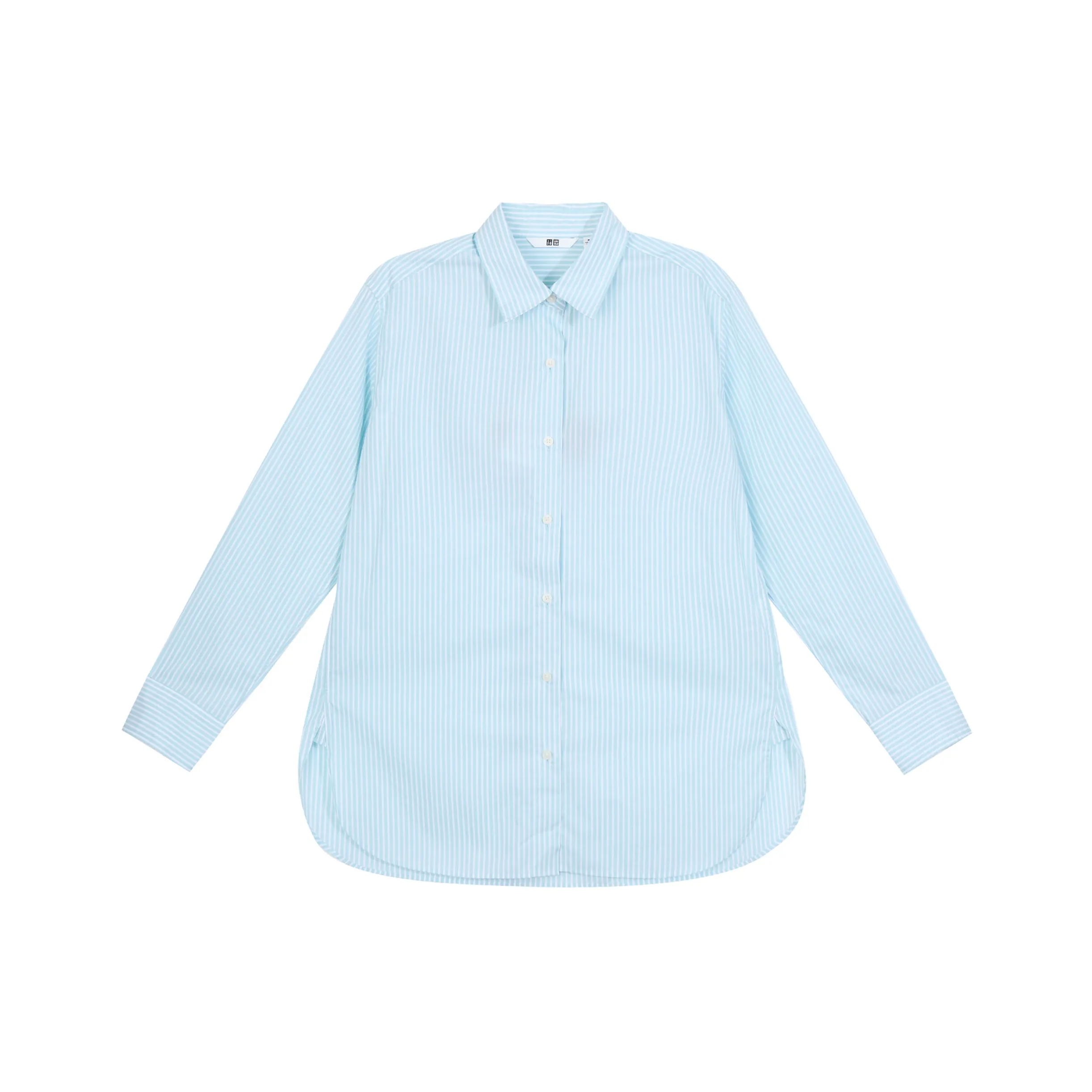 UNIQLO Рубашка Женская Изумрудно-Зеленая