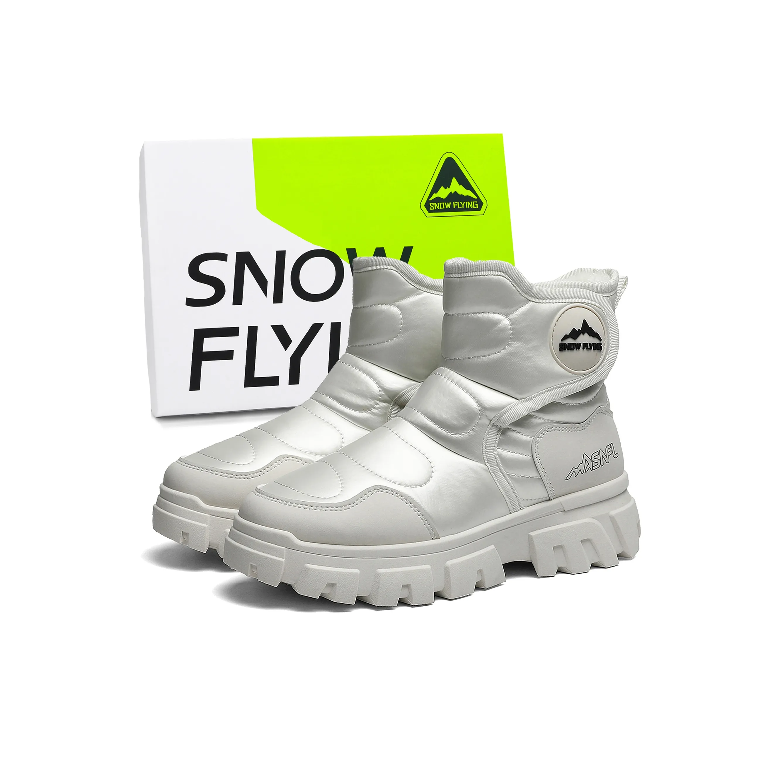 SNOW FLYING Зимняя коллекция тактических ботинок Короткие сноубутсы Унисекс