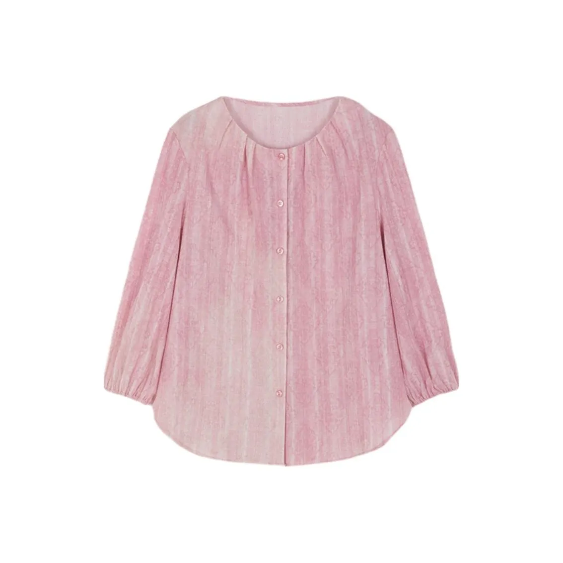 Mo Han Yi Mei Рубашка Женская Розовая