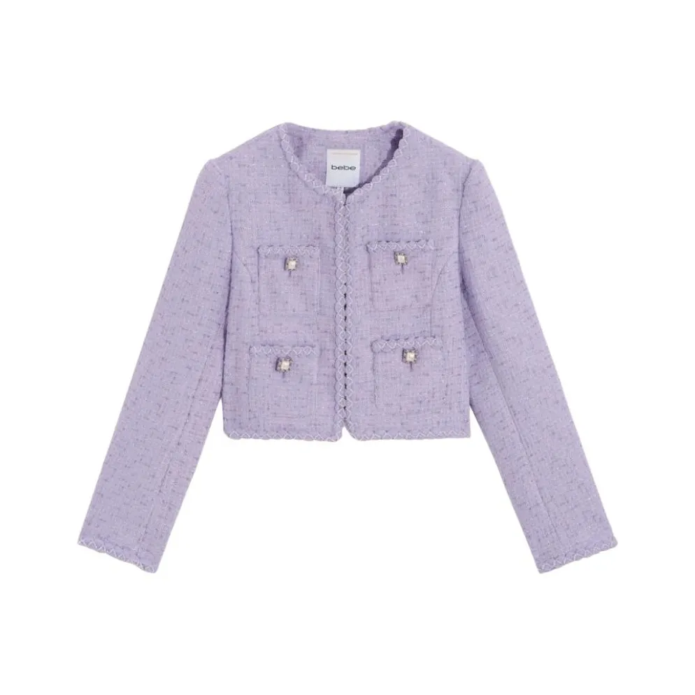 Bebe SS24 Jackets & Coats Women's Purple