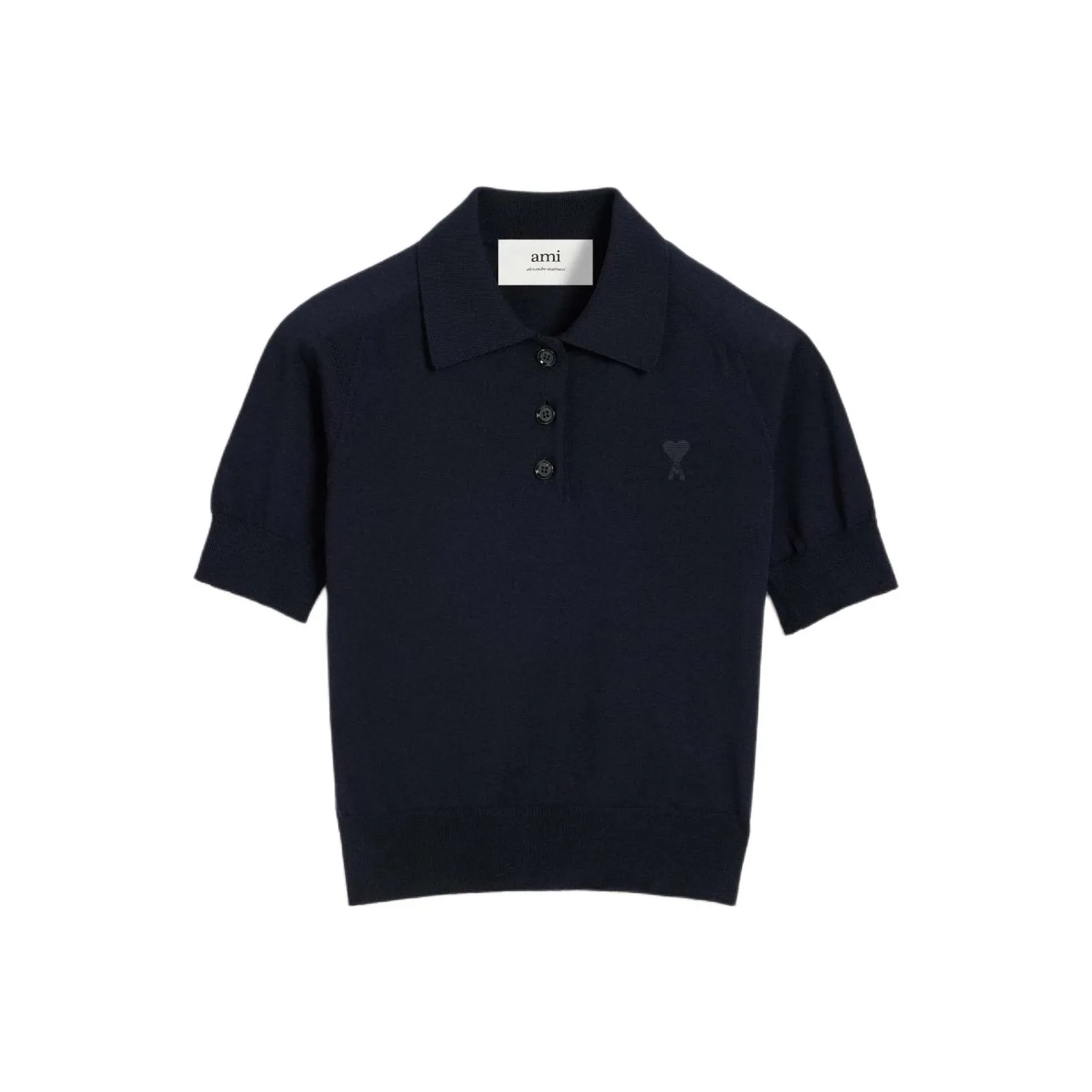 AMIPARIS FW24 Поло Женское Ночной Синий