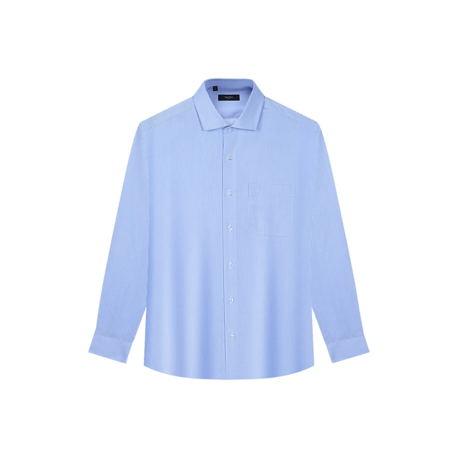 NAUTICA TAILORED Рубашка Мужская Синие Полосы Узор