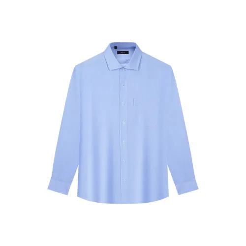 NAUTICA TAILORED Синие полосы Цветочный Мужские Рубашки