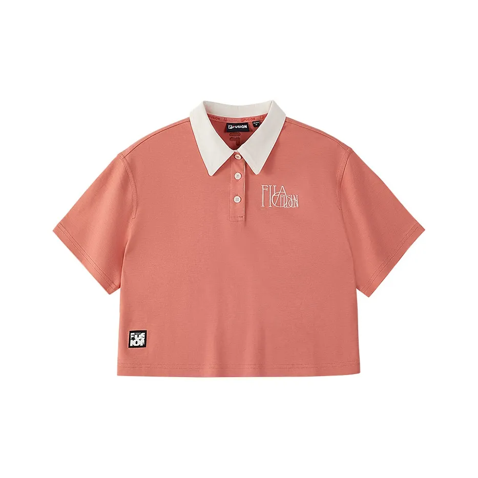 FILA FUSION Поло Женское Mist Розовый