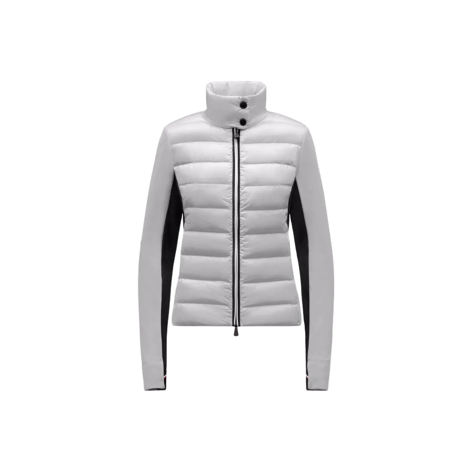 Moncler Padded Fleece Cardigan Down Jacket Women's White