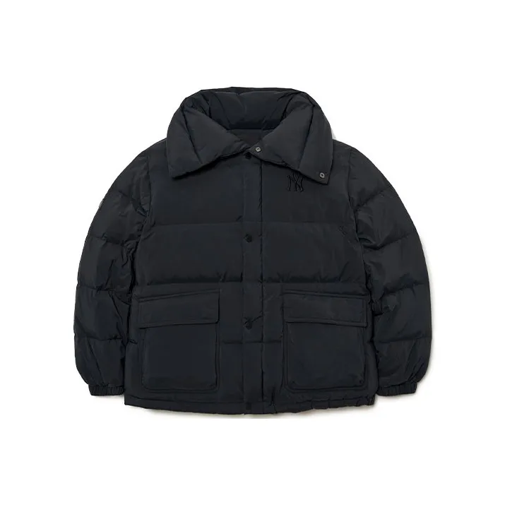 Mlb Base Logo New York Yankees Down Jacket Winter Women's Black