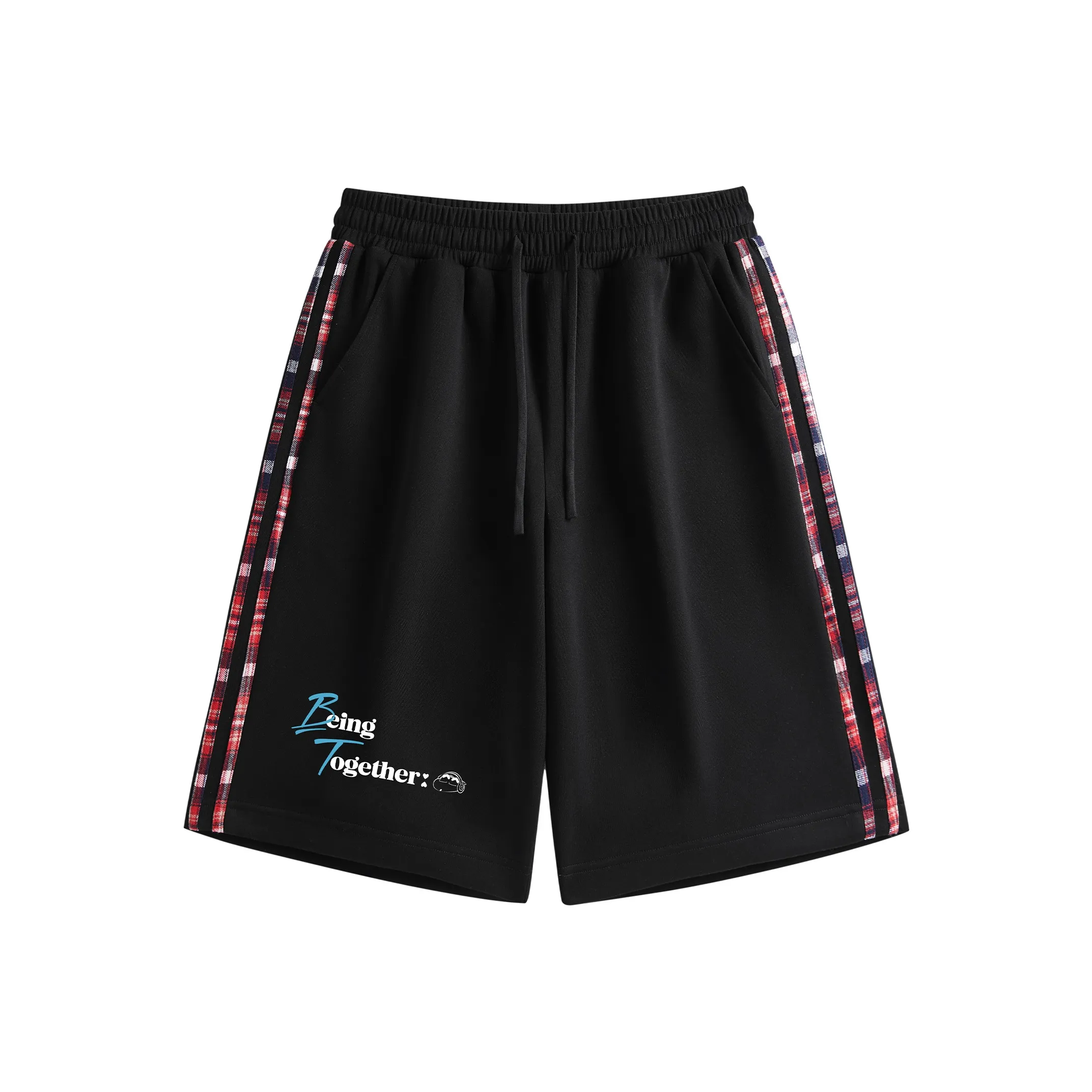 Crayon Shinchan Повседневные шорты Унисекс Активный черный и белый