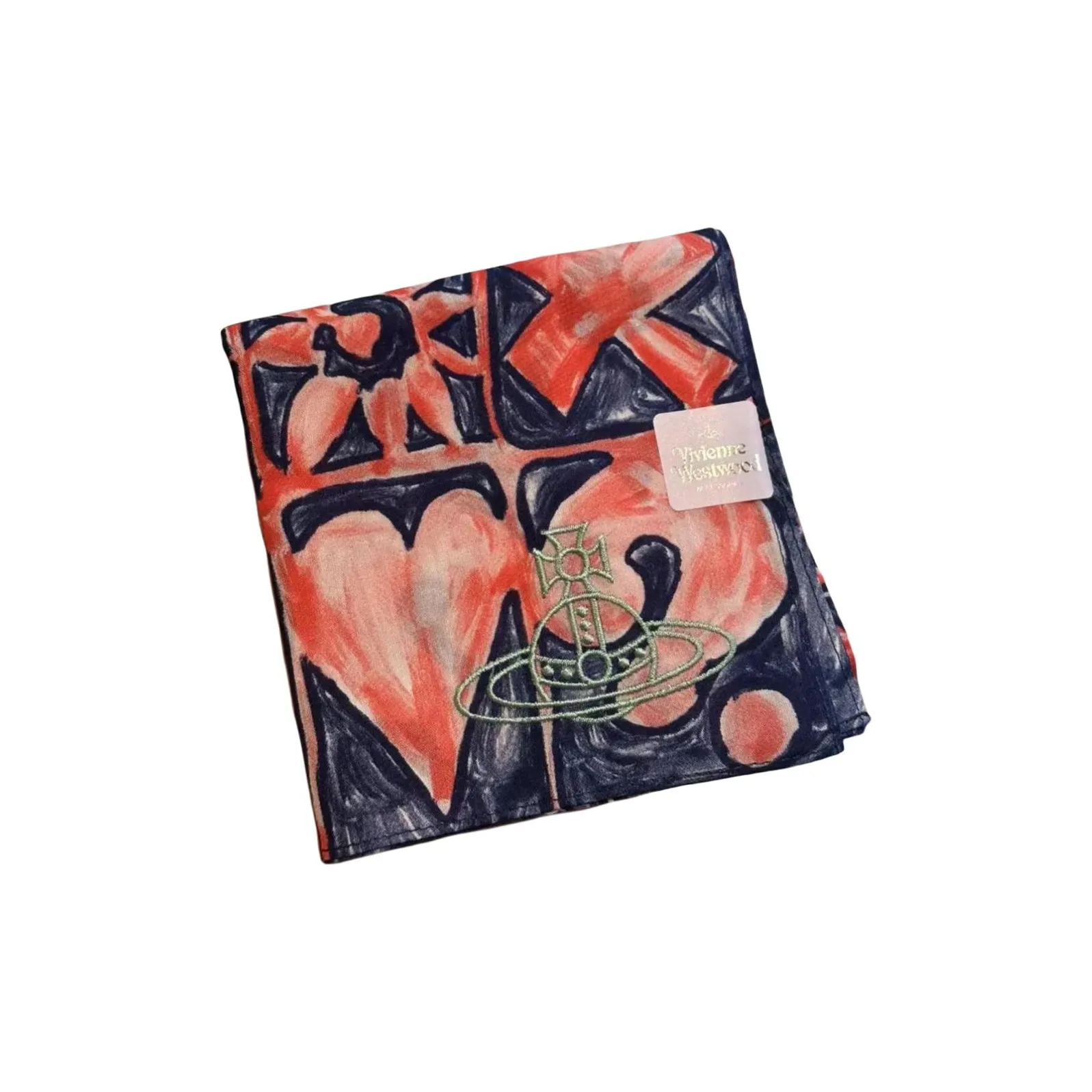 Vivienne Westwood Шелковые шарфы Унисекс Красный