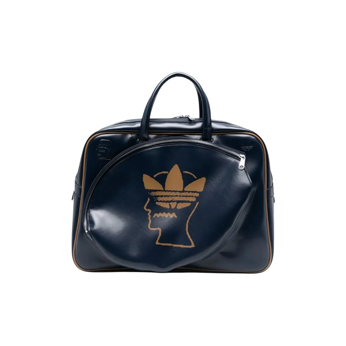 Adidas Brain Dead Коллаборация Полиуретан Сумка Женская Морской Синий