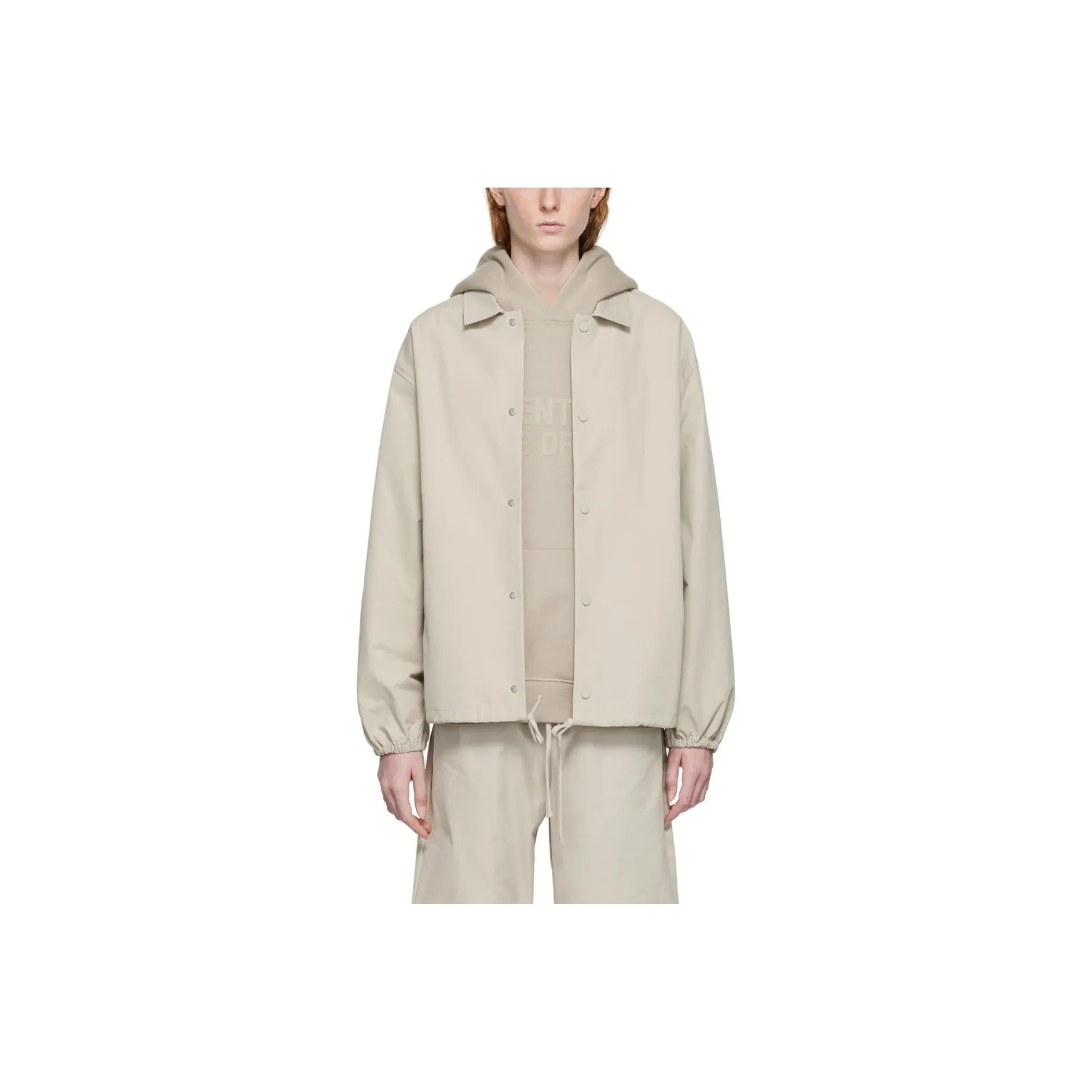 Fear Of God Essentials Jacket Women's Smoke Gray