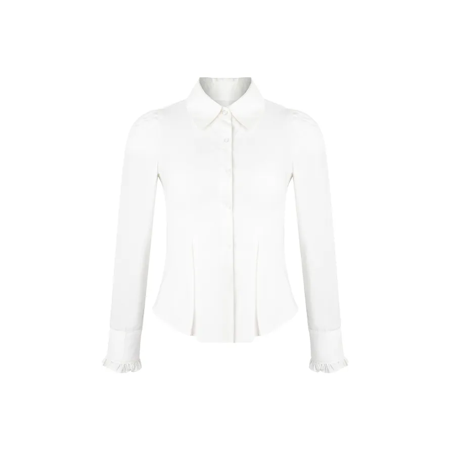 AooRaa Белые Женские Рубашки